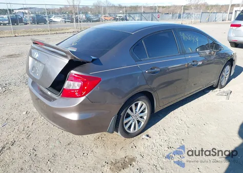 2012 Honda Civic Ex z USA, uszkodzony, nr VIN 19XFB2F82CE331087